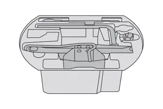 Peugeot 308. Acesso ao kit de ferramentas