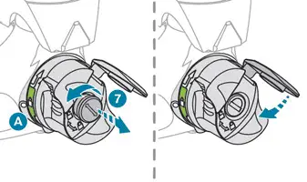 Peugeot 308. Montagem da bola de reboque