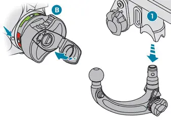 Peugeot 308. Desmontagem da bola de